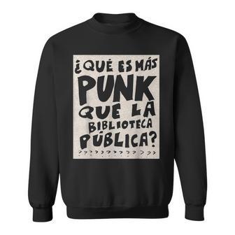 Quoi De Plus Punk Que L'amateur De Livres Amusants Des Bibliothèques Publiques Sweater e - Cadeauxyz