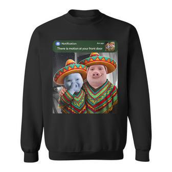 There Is Motion At Your Front Door John Pork And Ai Baby Sweatshirt - Thegiftio UK