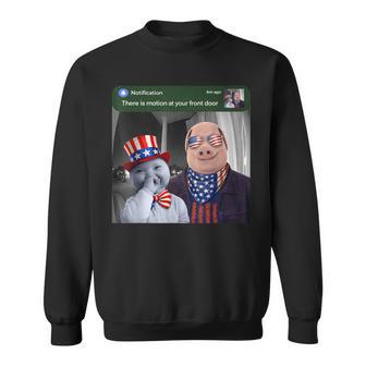 There Is Motion At Your Front Door John Pork And Ai Baby Sweatshirt - Thegiftio UK