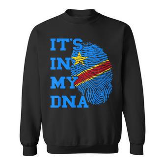 Republic Of Congo It's In My Dna Congolese Flag Drc Congo Sweatshirt - Thegiftio UK