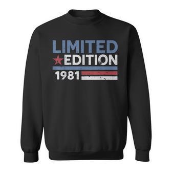 Retro 1981Intage Humour Idée Cadeau Anniversaire 45 Ans Sweater e - Cadeauxyz