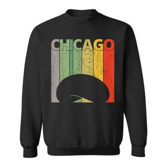 Retro Chicago Intage Chicago Bean Cloud Gate スウェットシャツ - Kawaiitshirt
