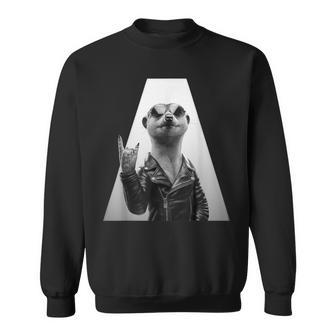 Rétro Drôleuricate Rock Musique Cadeau Homme Enfant Sweater e - Cadeauxyz