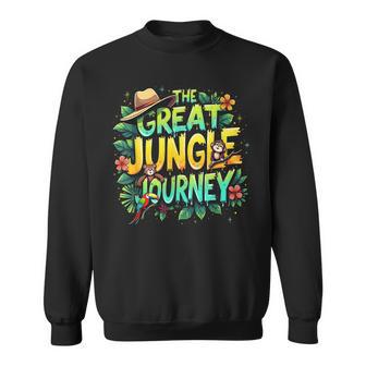 Retro The Great Jungle Journey Adventure Theme Vbs Apparel Sweatshirt - Thegiftio UK