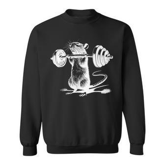 Retro Gym Rat Fitness Culturismo Entrenamiento Levantamiento De Pesas Camisa de entrenamiento - Regaloses