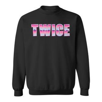 Retro Twice Sweatshirt - Seseable