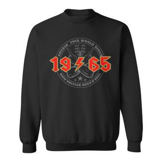 Rock'n'roll 1965 Higholtage Rétro Musique Anniversaire Sweater e - Cadeauxyz
