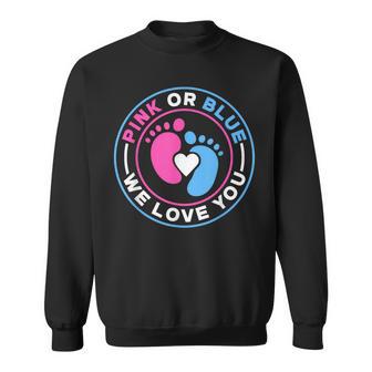 Rosa O Azul Te Queremos Revelación Deexo Fiesta Embarazo Camisa de entrenamiento - Regaloses