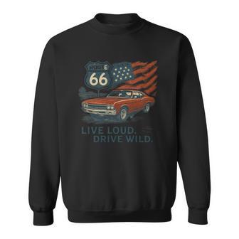 Ruta 66 Rutaalvaje Ruidosa Manga Larga Camisa de entrenamiento - Regaloses