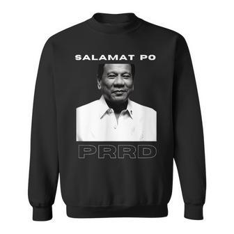 Salamat Po Prrd ありがとう社長ドゥテルテ・ピノイピネー スウェットシャツ - Kawaiitshirt
