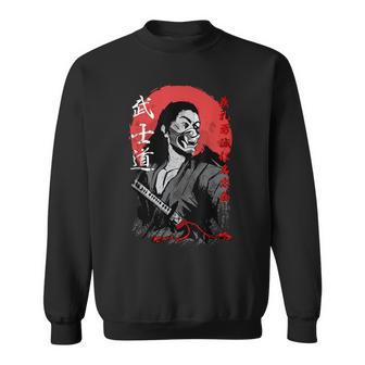 Samurai Con Oni Maschera Bushido Code Felpa - Novitaregali