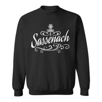 Sassenach Flourish Outlander English In Mangas Camisa de entrenamiento - Regaloses