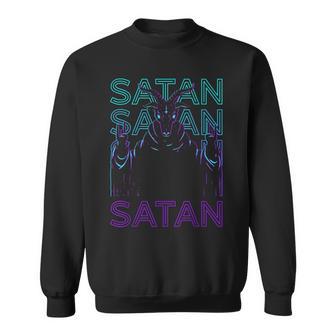Satanásatanista Baphomet Culto Oculto Pagano Wican Retro Camisa de entrenamiento - Regaloses