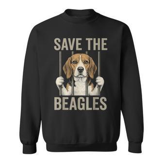 Save The Beagles End Animal Abuse Sweatshirt - Thegiftio UK