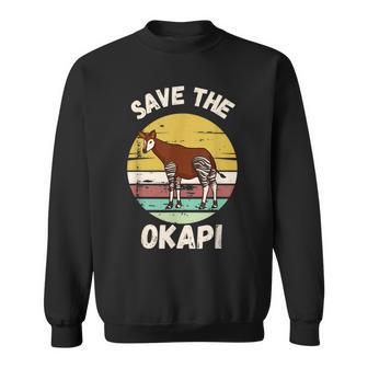 Save The Okapi コンゴキリン オカピ スウェットシャツ - Kawaiitshirt