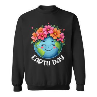 Save Planet Nature Flowers Every Day April 22 Earth Day Sweatshirt - Monsterry