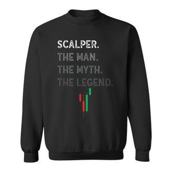 Scalper El Hombre El Mito La Leyenda Cryptocalper Lover Camisa de entrenamiento - Regaloses