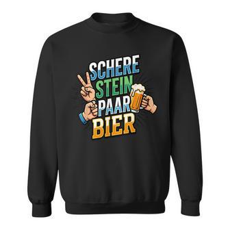 Scheretein Paar Bier Lustiges Mallorca Partyaufen Sweatshirt - Seseable