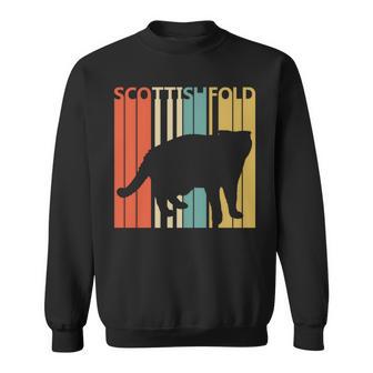 Scottish Fold スコティッシュフォールド ネコ 長袖tシャツ スウェットシャツ - Kawaiitshirt