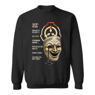 Scp 035 Contención De Objetos Anómalos Máscara Posesiva Camisa de entrenamiento - Regaloses