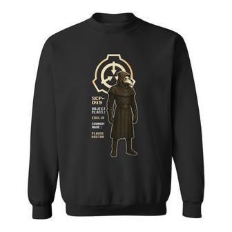 Scp 049 ペスト医師 異常物体封じ込め。 スウェットシャツ - Kawaiitshirt