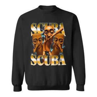 Scuba Tung Tung Sahur Stupid Dance Y2k Brainrot Meme Sweatshirt | Seseable UK