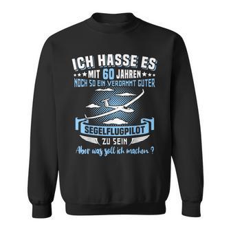Segelflug 60 Jahre Alt 60 Geburtstag Jahrgangegelflieger Sweatshirt - Seseable