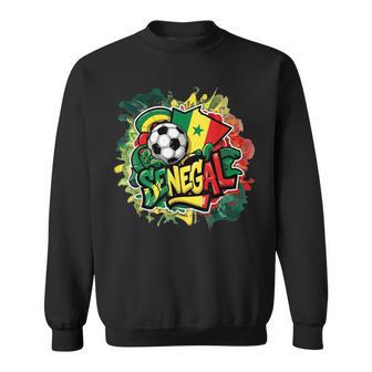 Senegal National Flag Patriotic Senegalese Pride Heritage Sweatshirt - Monsterry