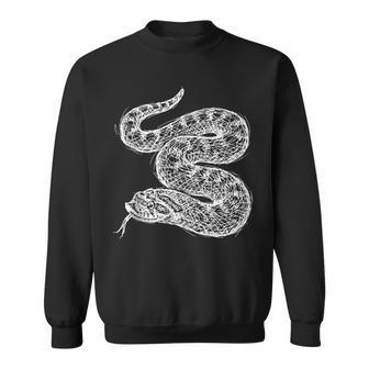 Serpiente Hocicuda Boceto Dibujo Lineal Herpetología In Mangas Camisa de entrenamiento - Regaloses