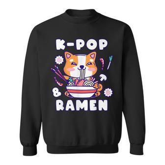 Shiba Inu K-Pop & Ramen Musique Coréenne Mignon Et Enjoué Sweater e - Cadeauxyz
