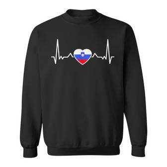 Slovénie Battement De Cœur Drapeaulovène Sweater e - Cadeauxyz