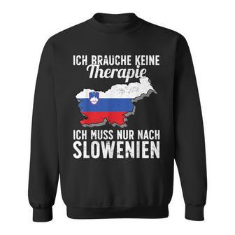 Slowenische Flagge Ilowenien Urlaub Ilowenien Sweatshirt - Seseable