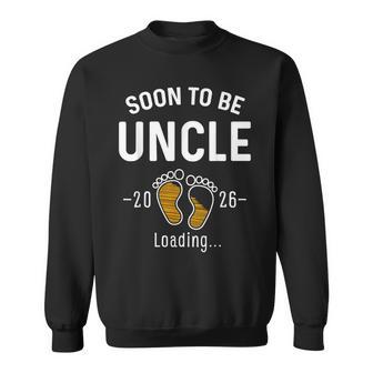 Soon To Be Uncle Est 2026 Loading First Time Uncle Sweatshirt - Thegiftio UK