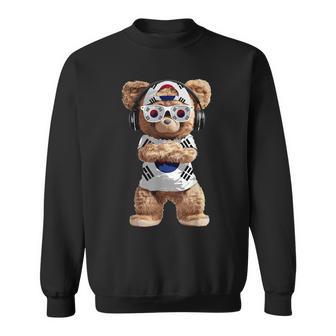 South Korea Flag Souvenirs Bear Outfit Products Korean Sweatshirt - Thegiftio UK