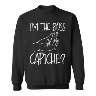 Soy Jefe Capiche Italianos Raíces Italianas Ropa De Italia Camisa de entrenamiento - Regaloses