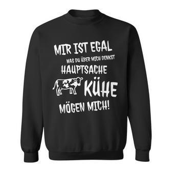 Sprüche Kuh Landwirt Natur Sweatshirt - Seseable