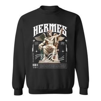 Statue De Dieu Grec Hermès Mythologie Grecquetreetwear Sweater e - Cadeauxyz