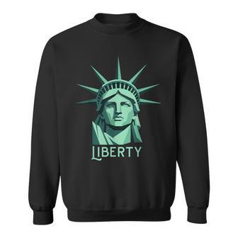Statue Of Liberty Patriotic Sweatshirt - Thegiftio UK
