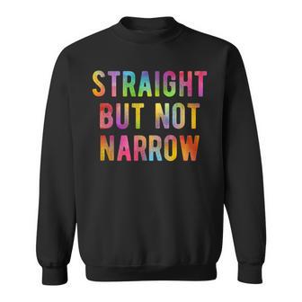 Straight But Not Narrow レインボー Lgbtq Ally スウェットシャツ - Kawaiitshirt