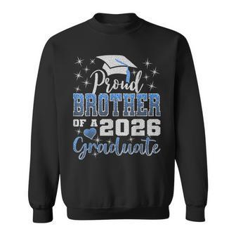 Super Proud Brother Of 2026 Graduate Graduation Family Sweatshirt - Thegiftio UK