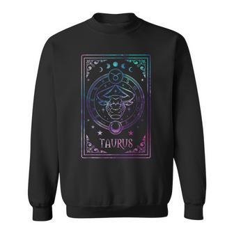 Taurus Tarot Card April May Birthday Astrology Sternzeic Sweatshirt - Thegiftio