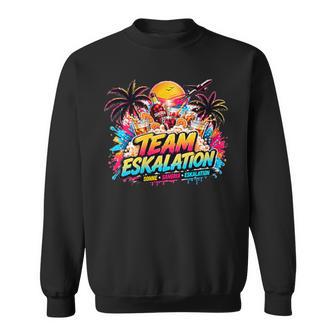 Team Eskalation Gruppenmotiv Für Ausflug Wochenende Crewpa Sweatshirt - Seseable