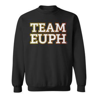 Team Euph Team Euphonium 吹奏楽部「チームユーフ」 おかしなユーフォニアム スウェットシャツ - Kawaiitshirt