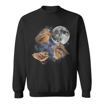 Three Meep Bird American Woodcock Moon Vintage Outfit Sweatshirt - Thegiftio