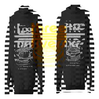 Three Rivers Stadium Pittsburgh Pa Vintage 70S Sports Venue Sweatshirt - Thegiftio