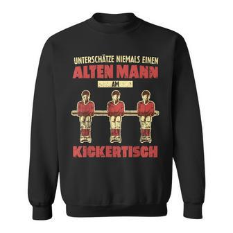 Tischfußball Tischkicker Wuzzlerintage Sweatshirt - Seseable