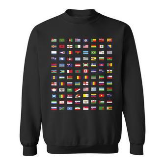 Todos Los Países Banderas Del Mundo 287 Banderaiaje Internacional Camisa de entrenamiento - Regaloses