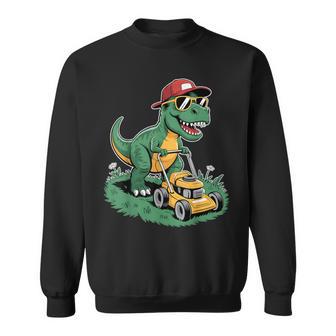 Tondeuse À Gazon Dinosaure Jardinage Enfants Garçons Sweater e - Cadeauxyz