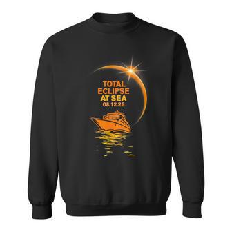 Total Eclipse At Sea 08 12 26 Solar Totality Eclipse Cruise Sweatshirt - Thegiftio UK