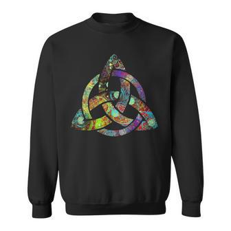 Triquetra ホーリートリニティ ケルトノット スウェットシャツ - Kawaiitshirt